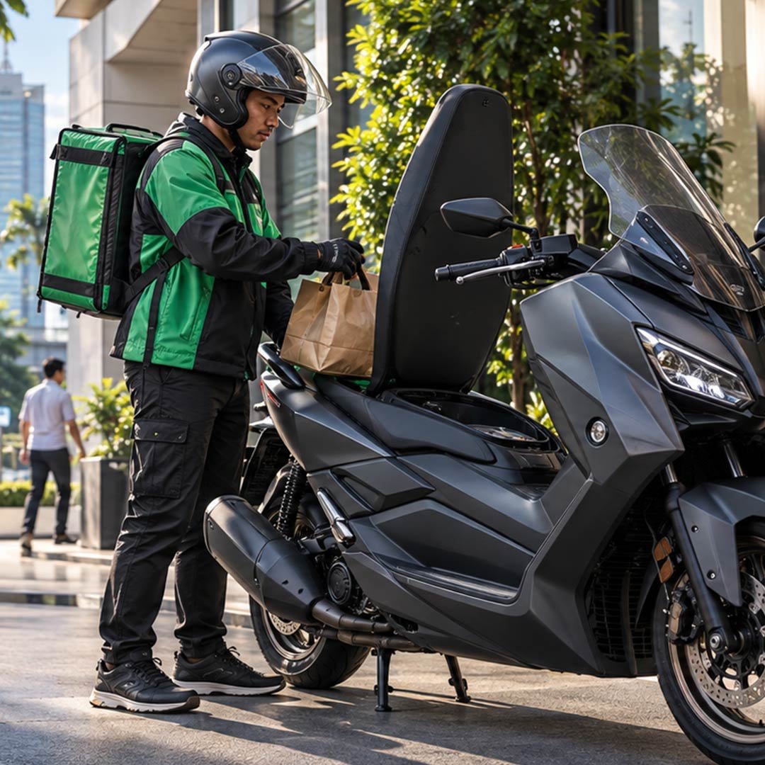 The rider behind the tolerance