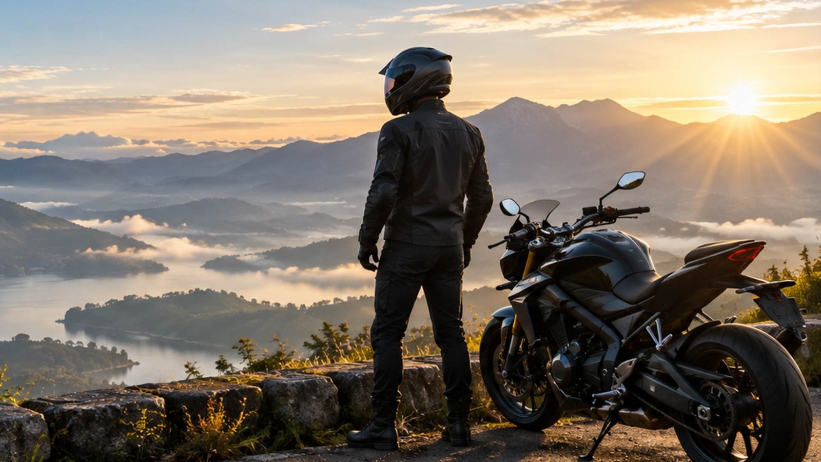 Rider at dawn