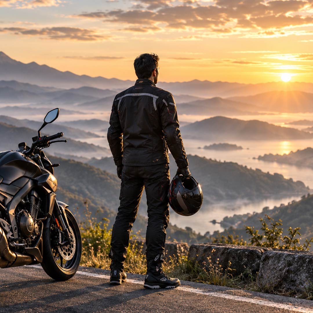 Rider at dawn